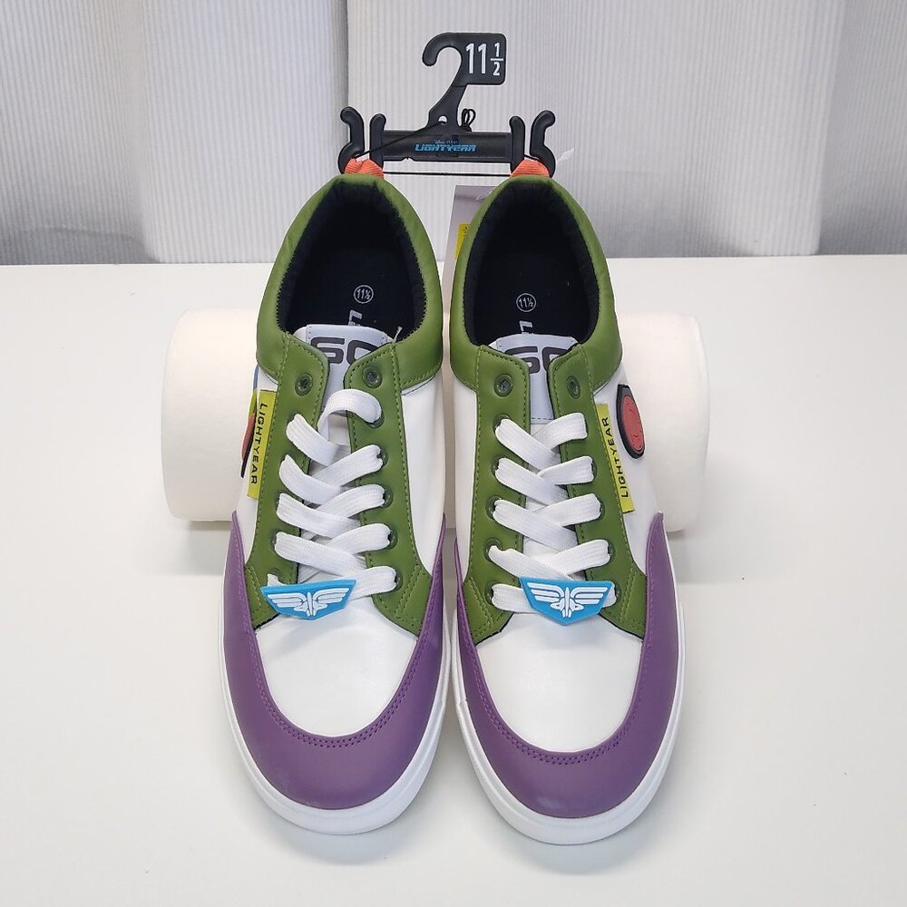 Disney Pixar Lightyear Toy Story Men's 11.5 M Canvas Lace Up Low Top Sneaker NWT